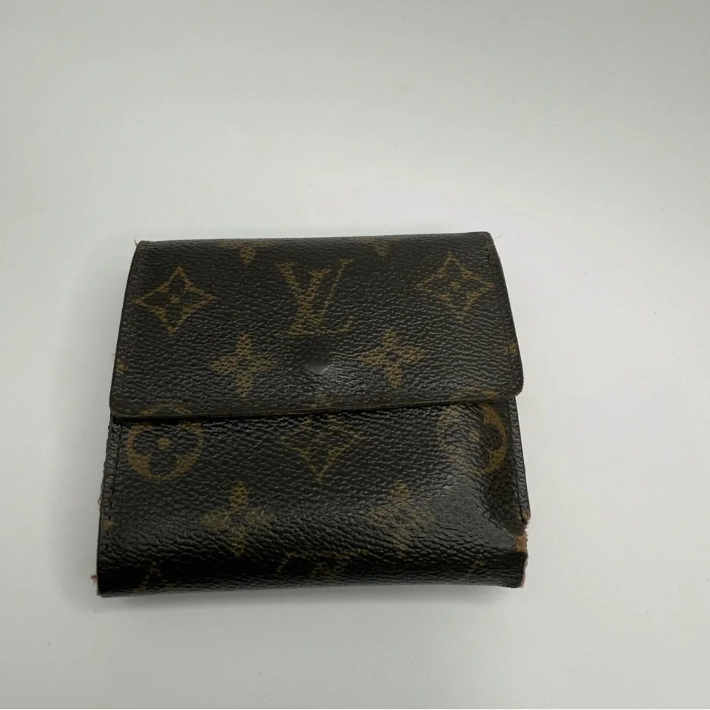 Louis Vuitton Elise Brown Monogram Wallet Tri-Fold | Unisex | Pre-Owned |
